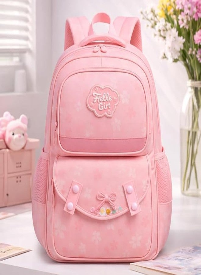 SELOME Cute & Stylish School Backpack | Cartoon Aesthetic Lightweight Multi-Pocket School Bag for Kids, Girls, Teen Girls & Ideal for Daily Use, Travel & School - Image 4